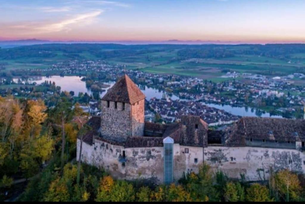 Schoene Einliegerwohnung 200M Vom Wasser Entfernt Stein Am Rhein Bagian luar foto